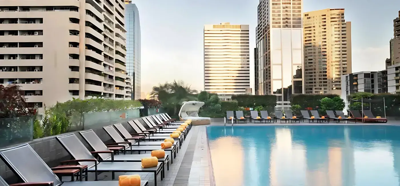 Swimming Pool view of Rembrandt Hotel Bangkok, Thailand